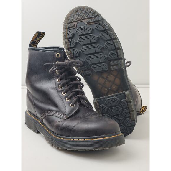 Dr. Martens Worn-In Crazy Horse Round Toe Boot Men's Sz 10 - Picture 1 of 9